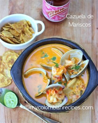  Cazuela de Mariscos: ¡Un delicioso festín marino en un caldo cremoso que te transportará a las costas colombianas!